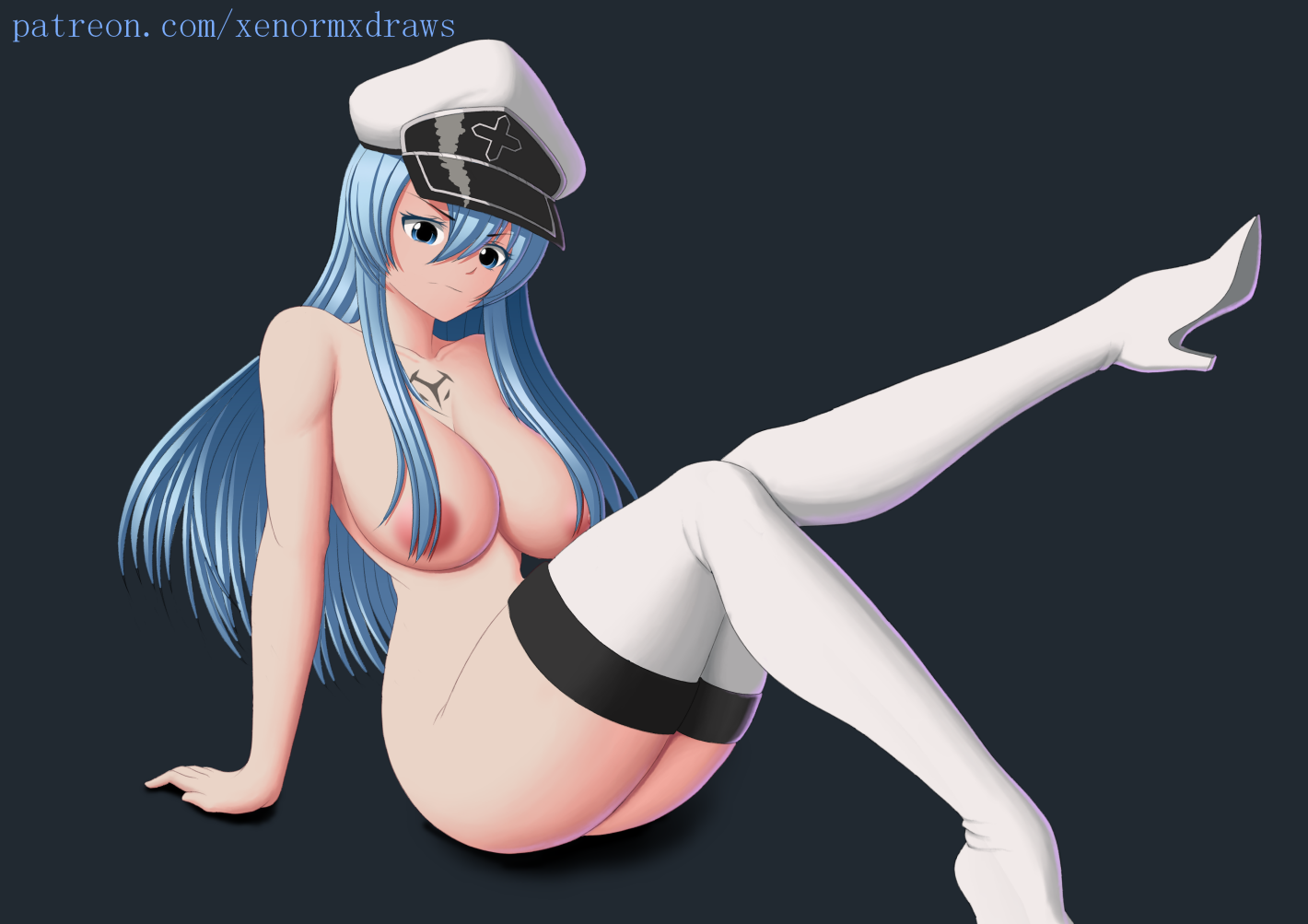 Esdeath (Akame Ga Kill!) Rule 34 Image