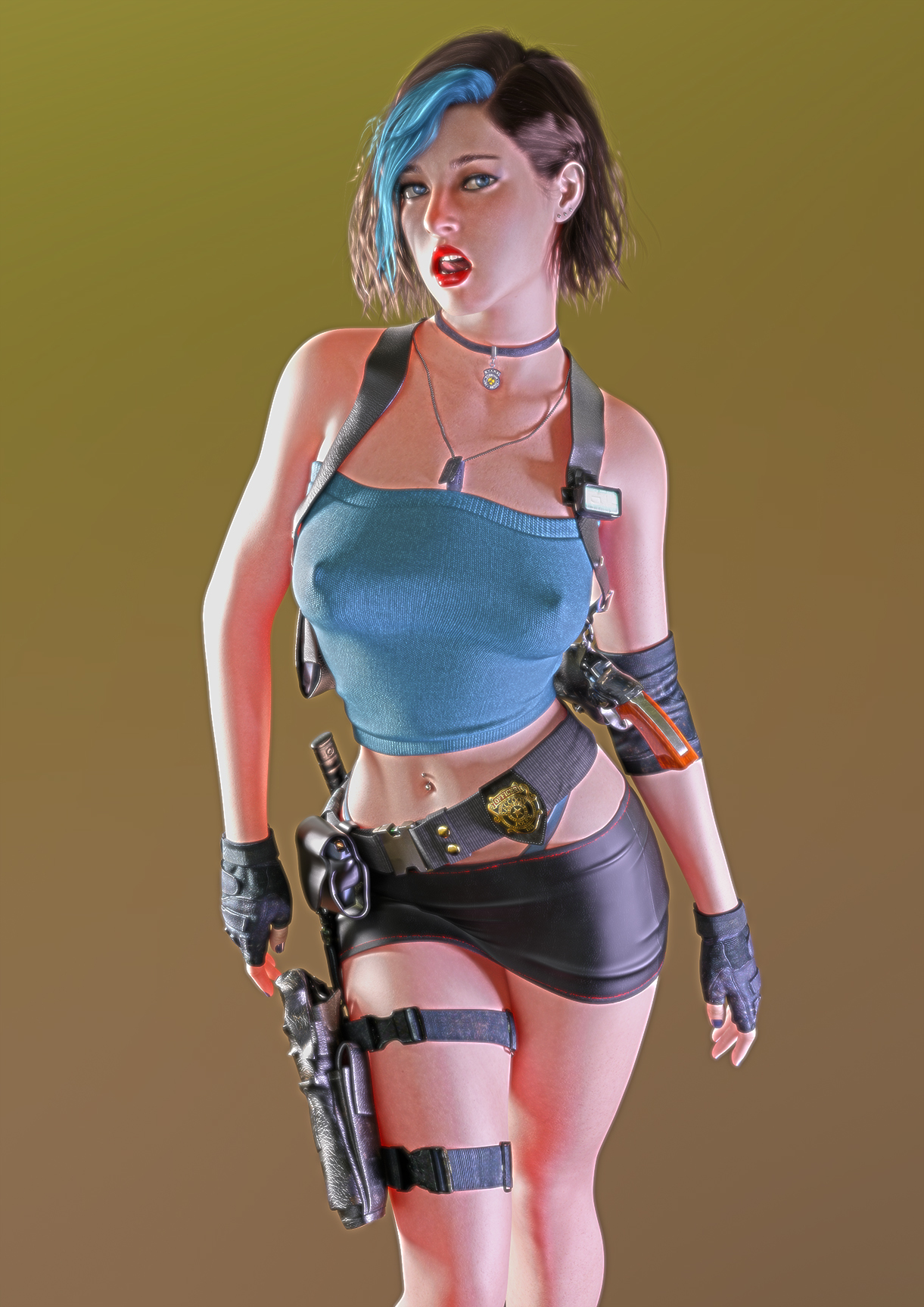 Jill Valentine (Resident Evil) Rule 34 Image