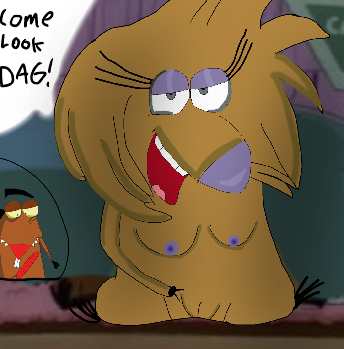 Daggett Beaver (Angry Beavers) Rule 34 Image