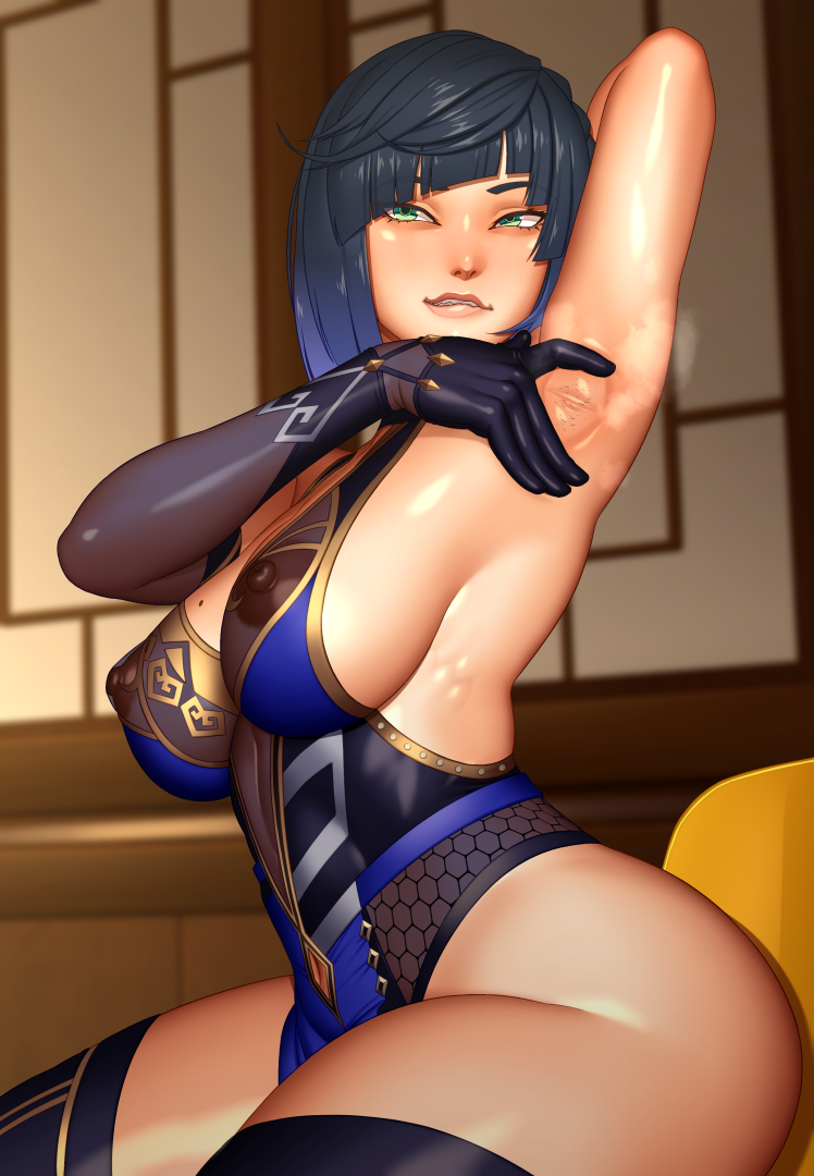 Yelan (Genshin Impact) Rule 34 Image