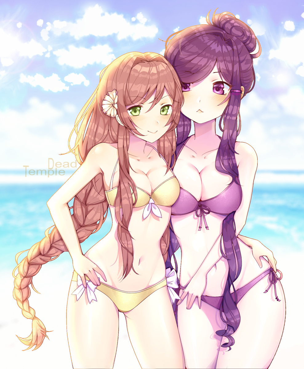 Monika (Doki Doki Literature Club) Rule 34 Image