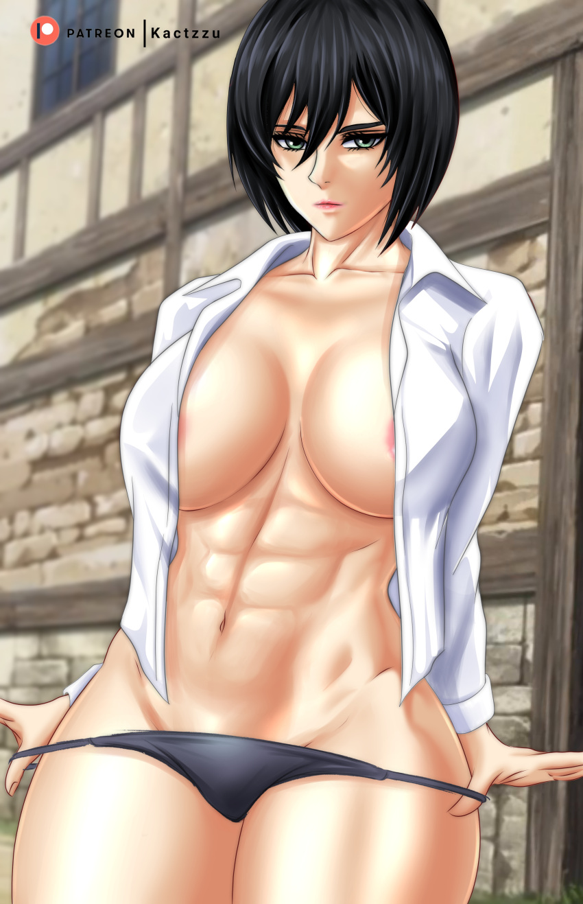 Mikasa Ackerman (Attack On Titan) Rule 34 Image