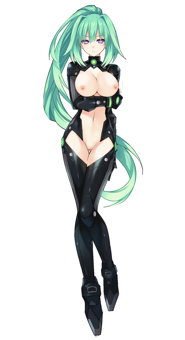 Green Heart (Neptunia (Series)) Rule 34 Image