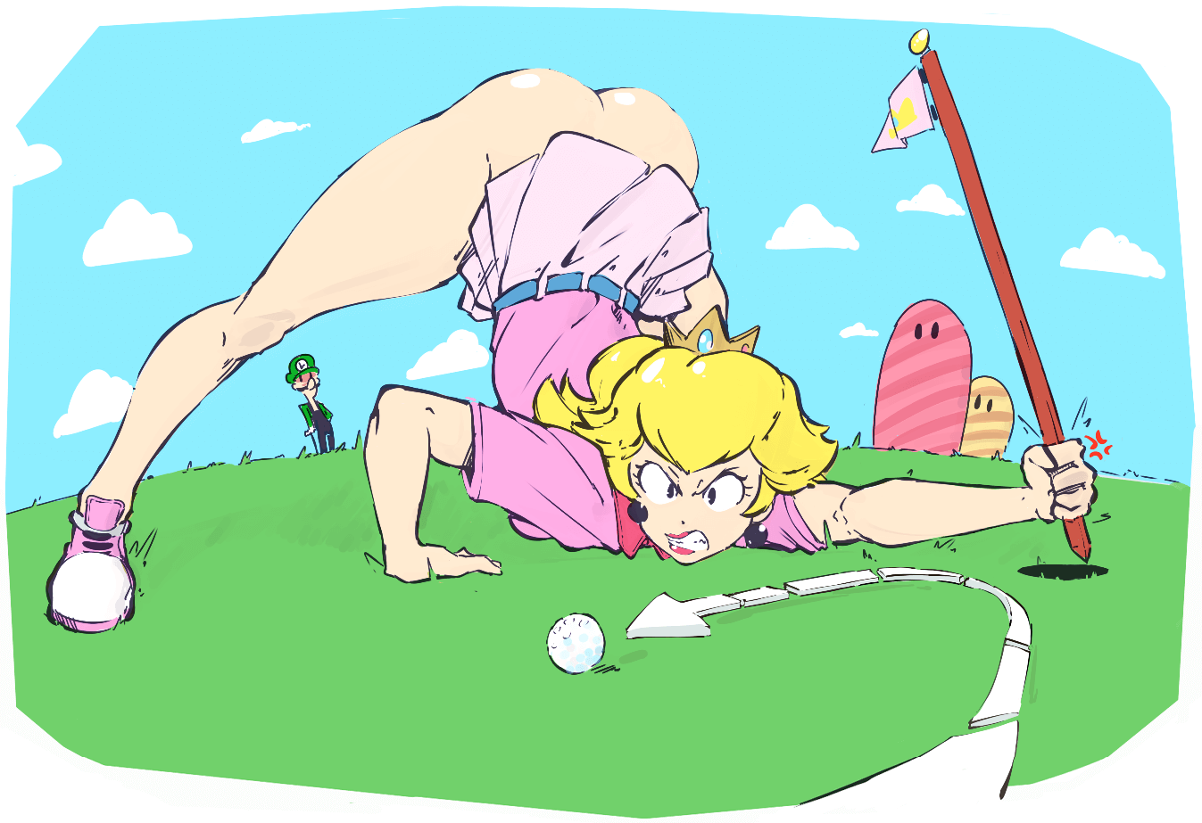 Luigi (Mario (Series)) Rule 34 Image