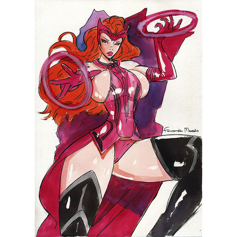 Scarlet Witch (Marvel) Rule 34 Image