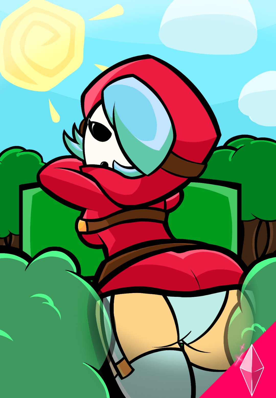 Shy Gal (Mario (Series)) Rule 34 Image