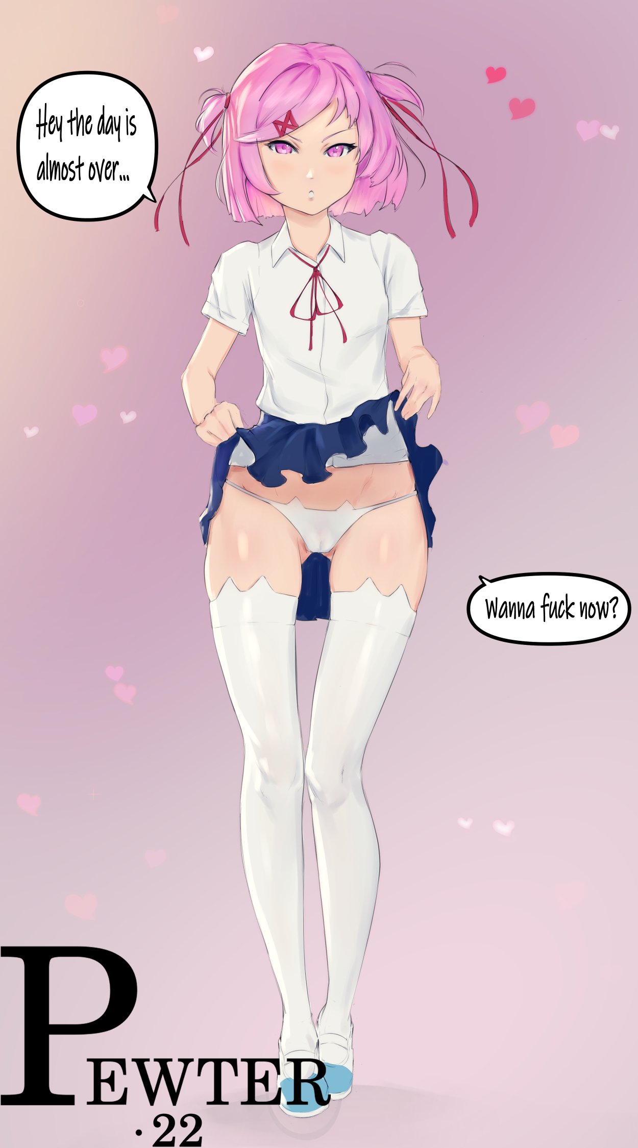 Natsuki (Doki Doki Literature Club) Rule 34 Image