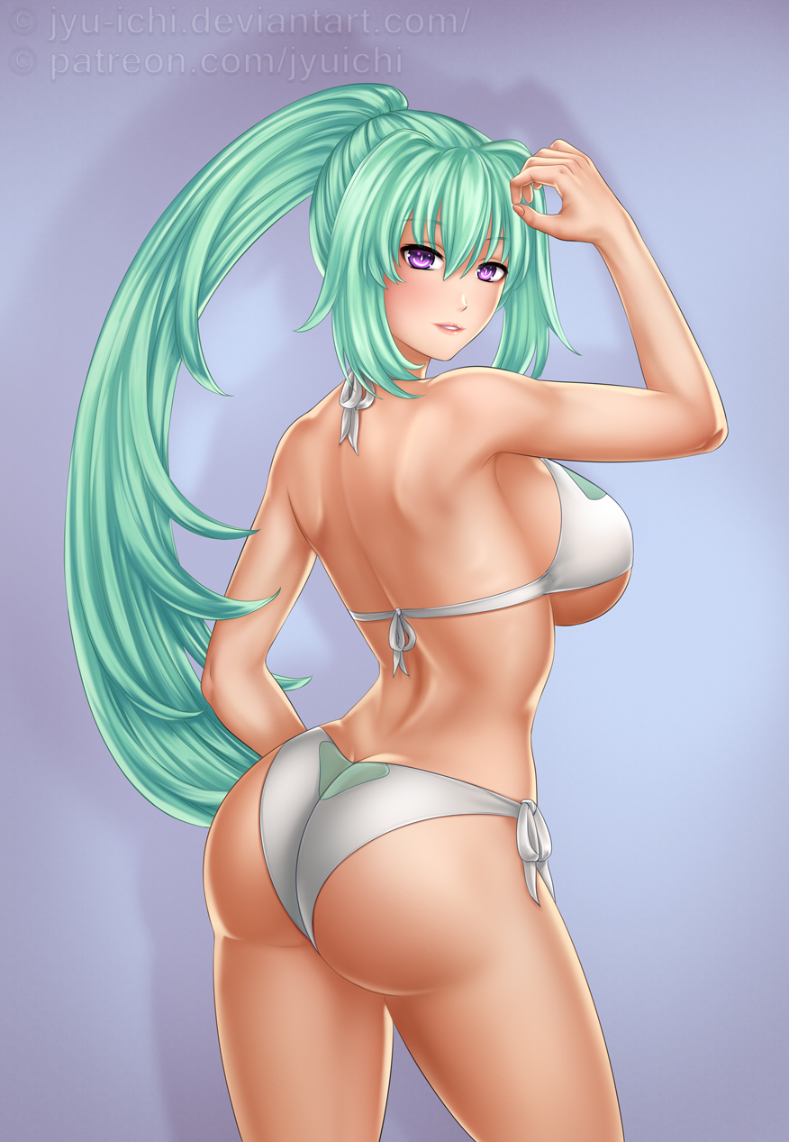 Green Heart (Neptunia (Series)) Rule 34 Image