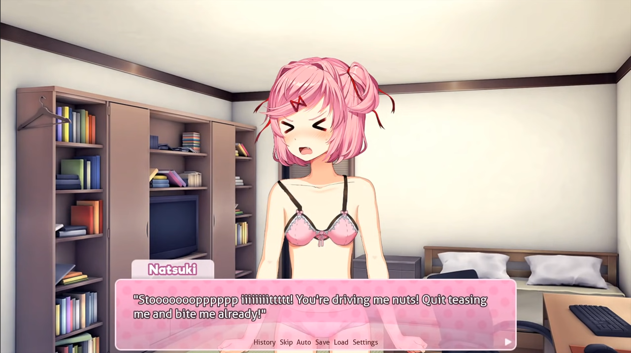 Natsuki (Doki Doki Literature Club) Rule 34 Image