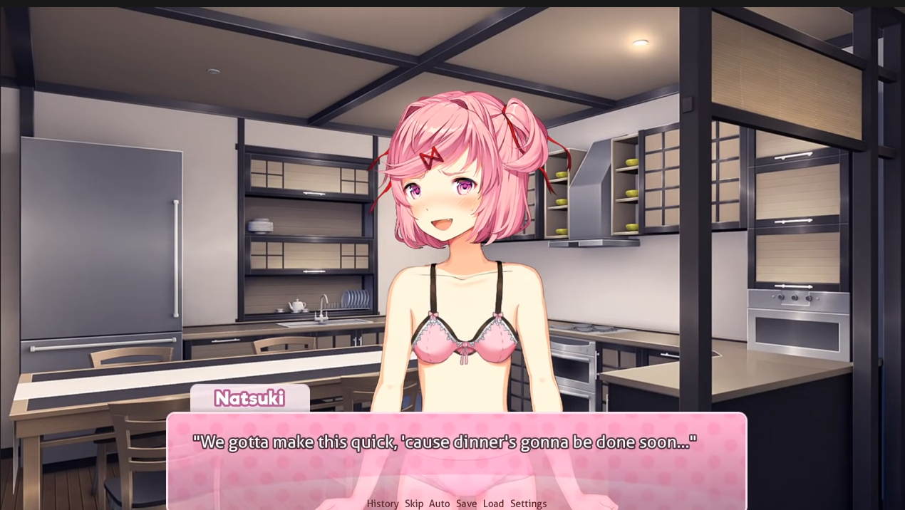 Natsuki (Doki Doki Literature Club) Rule 34 Image