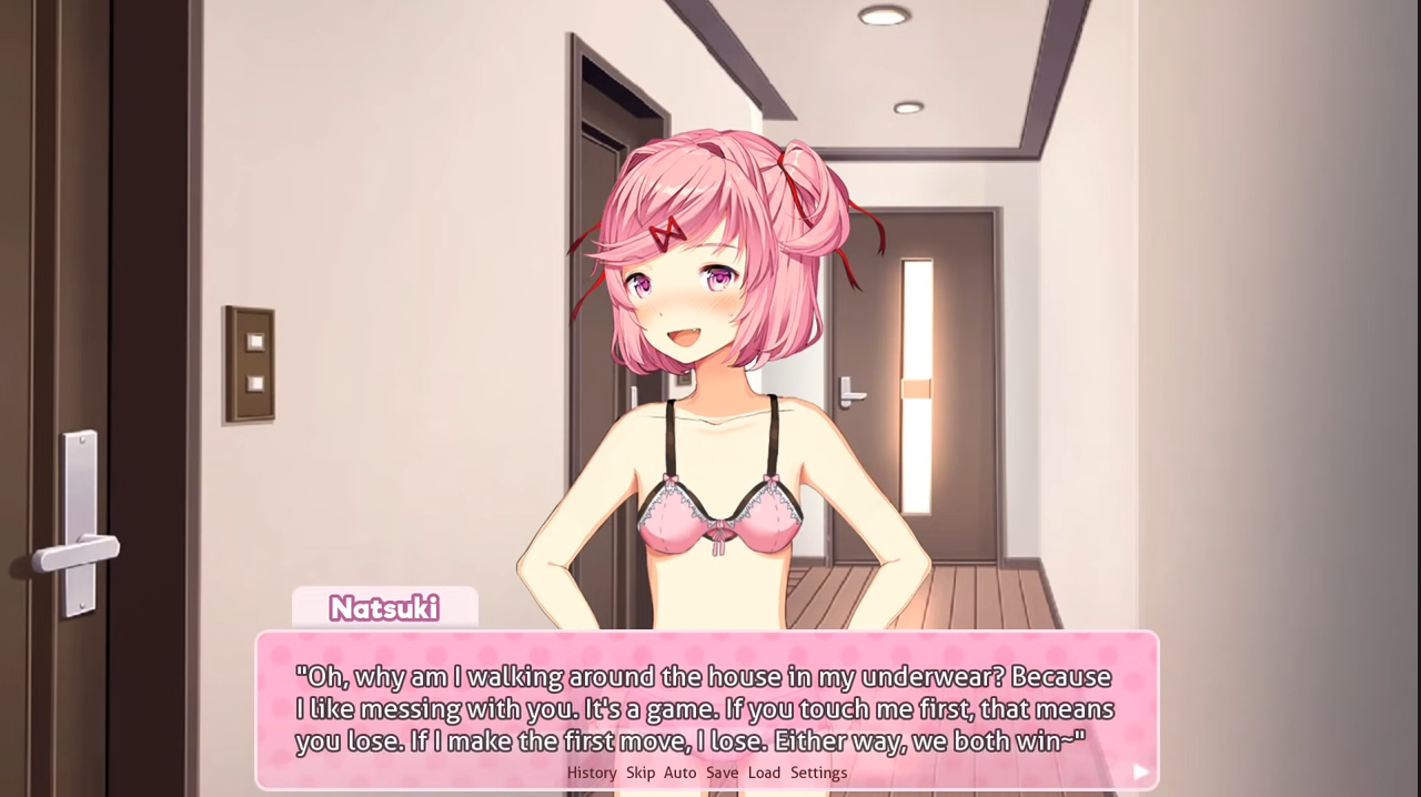 Natsuki (Doki Doki Literature Club) Rule 34 Image