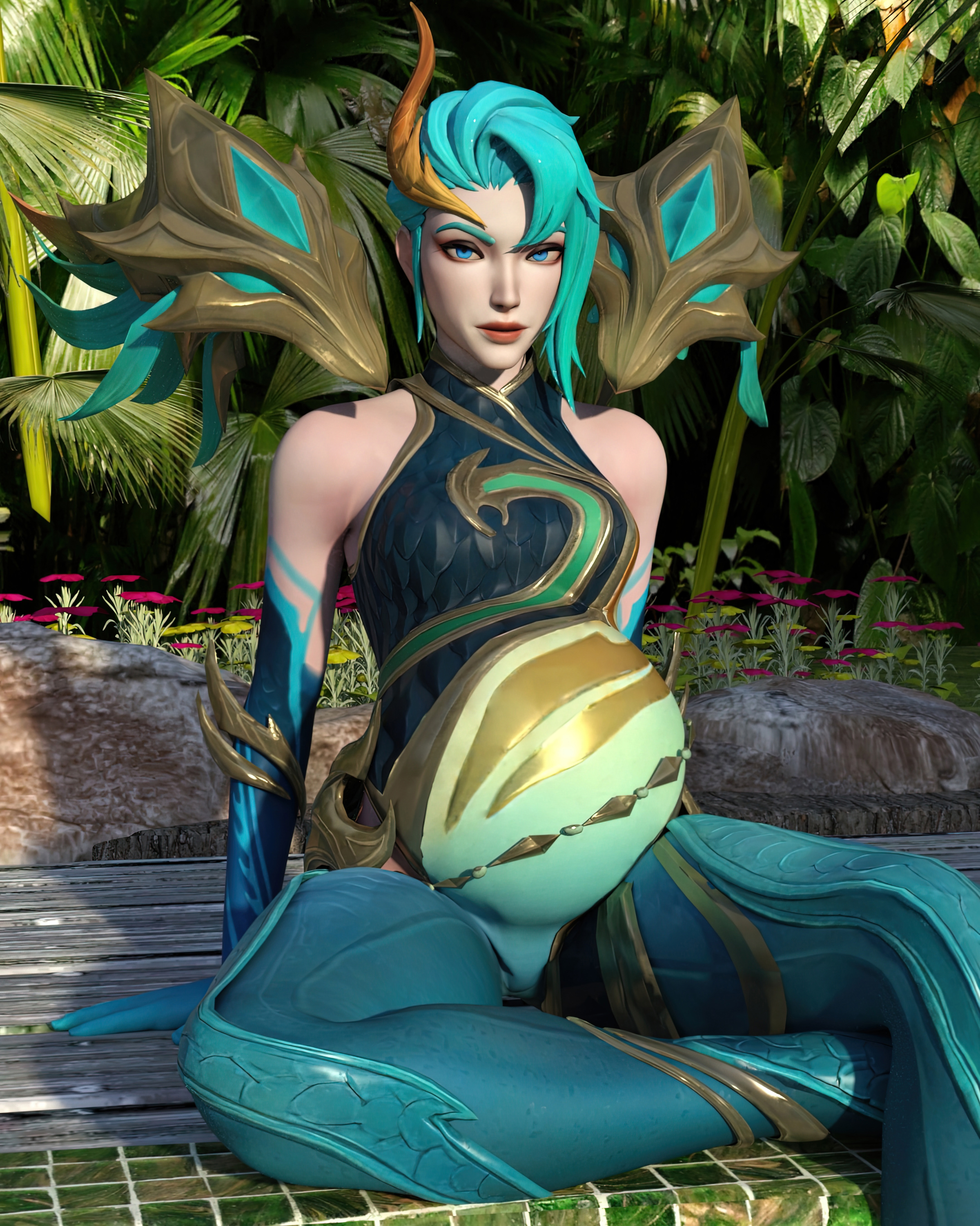 Lagoon Dragon Kai'Sa (Dragonmancers Series) Rule 34 Image