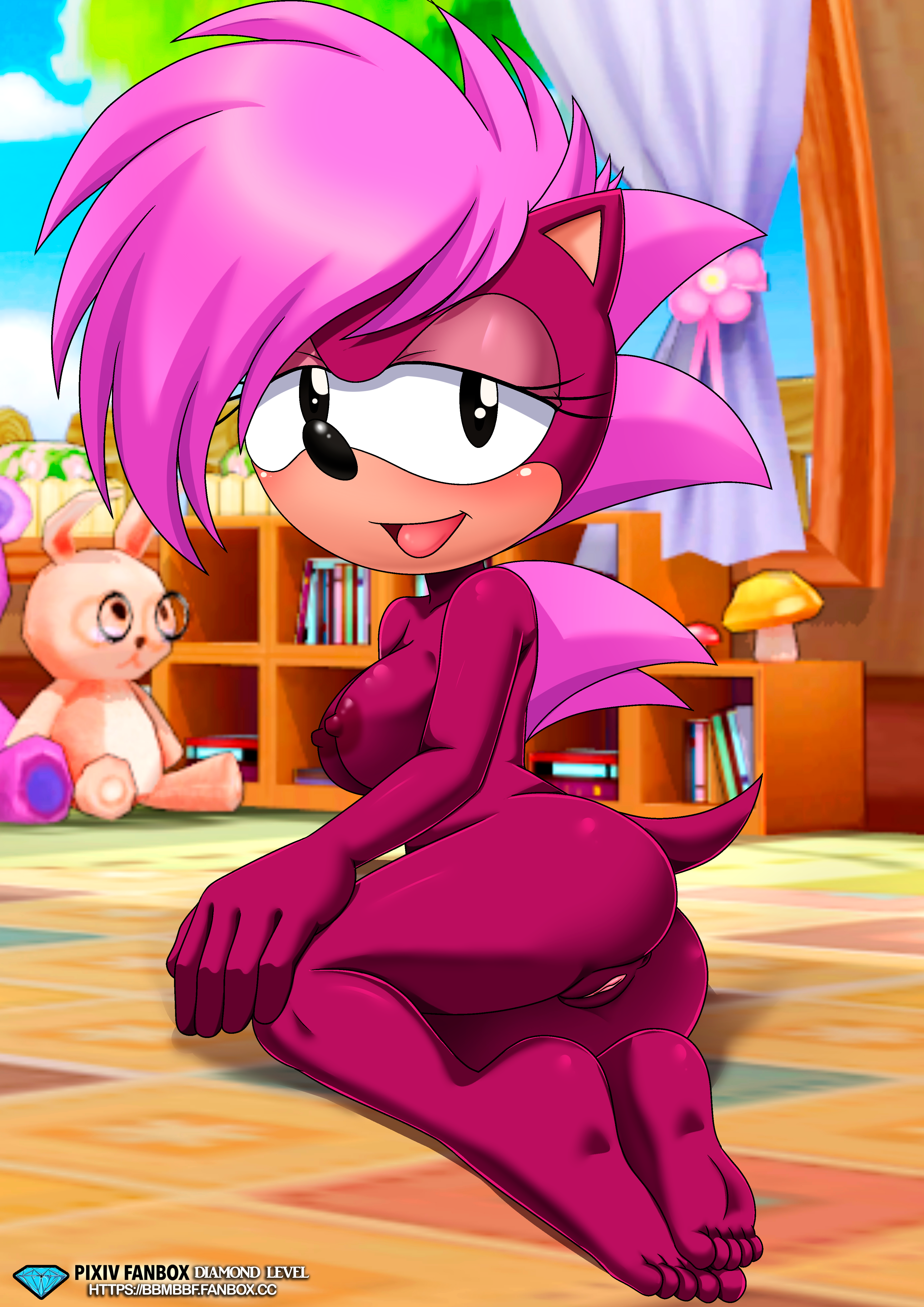 Sonia The Hedgehog (Palcomix Team) Rule 34 Image