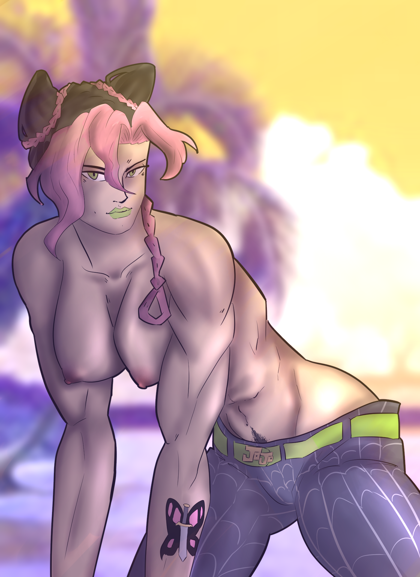 Jolyne Kujo (Jojo'S Bizarre Adventure) Rule 34 Image