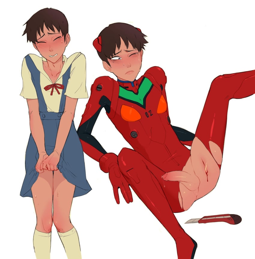 Shinji Ikari (Neon Genesis Evangelion) Rule 34 Image