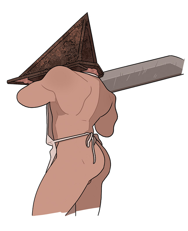 Pyramid Head (Silent Hill) Rule 34 Image