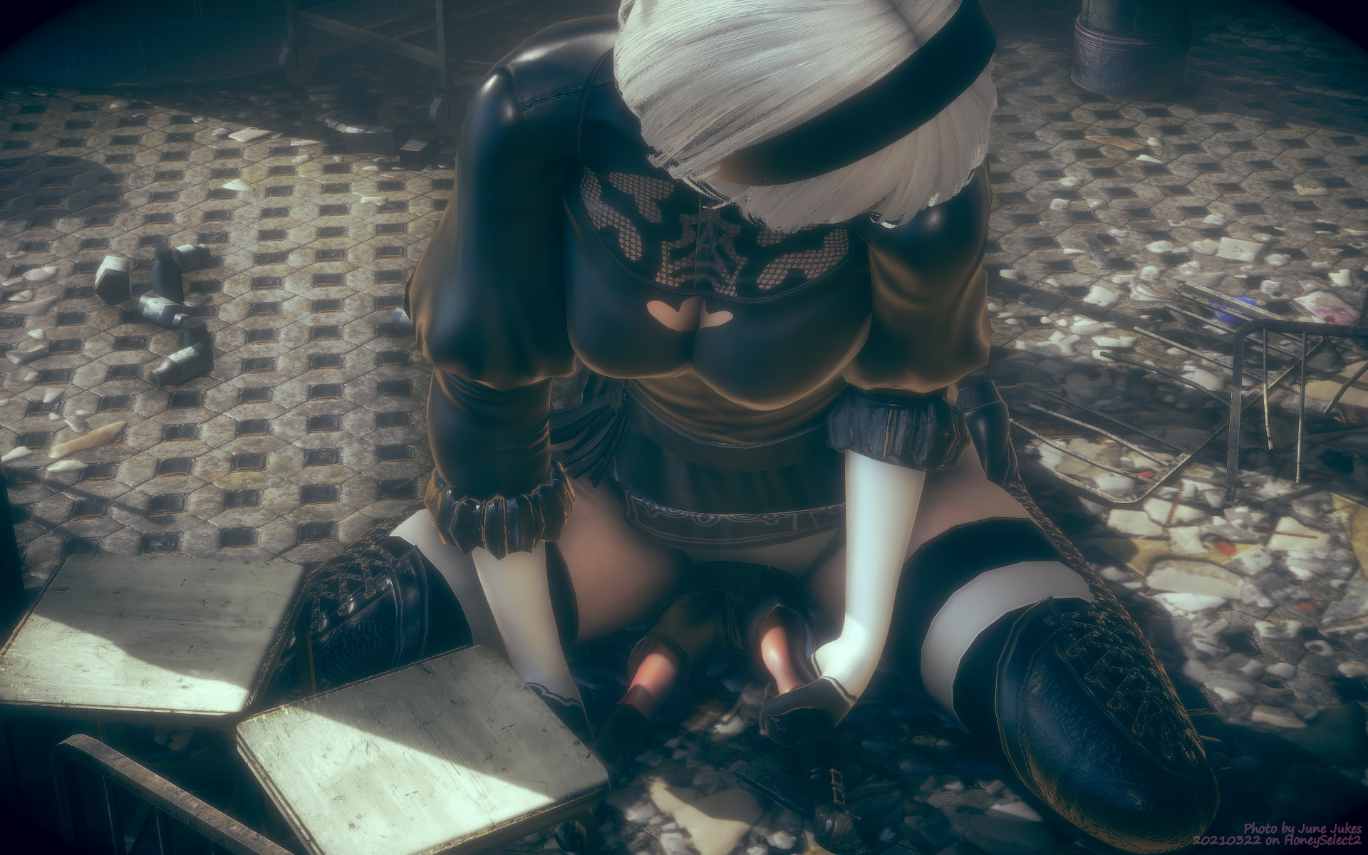 Yorha 2b (Honey Select) Rule 34 Image