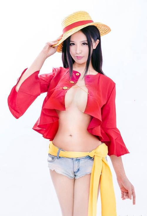 Monkey D Luffy (Cosplay) Rule 34 Image