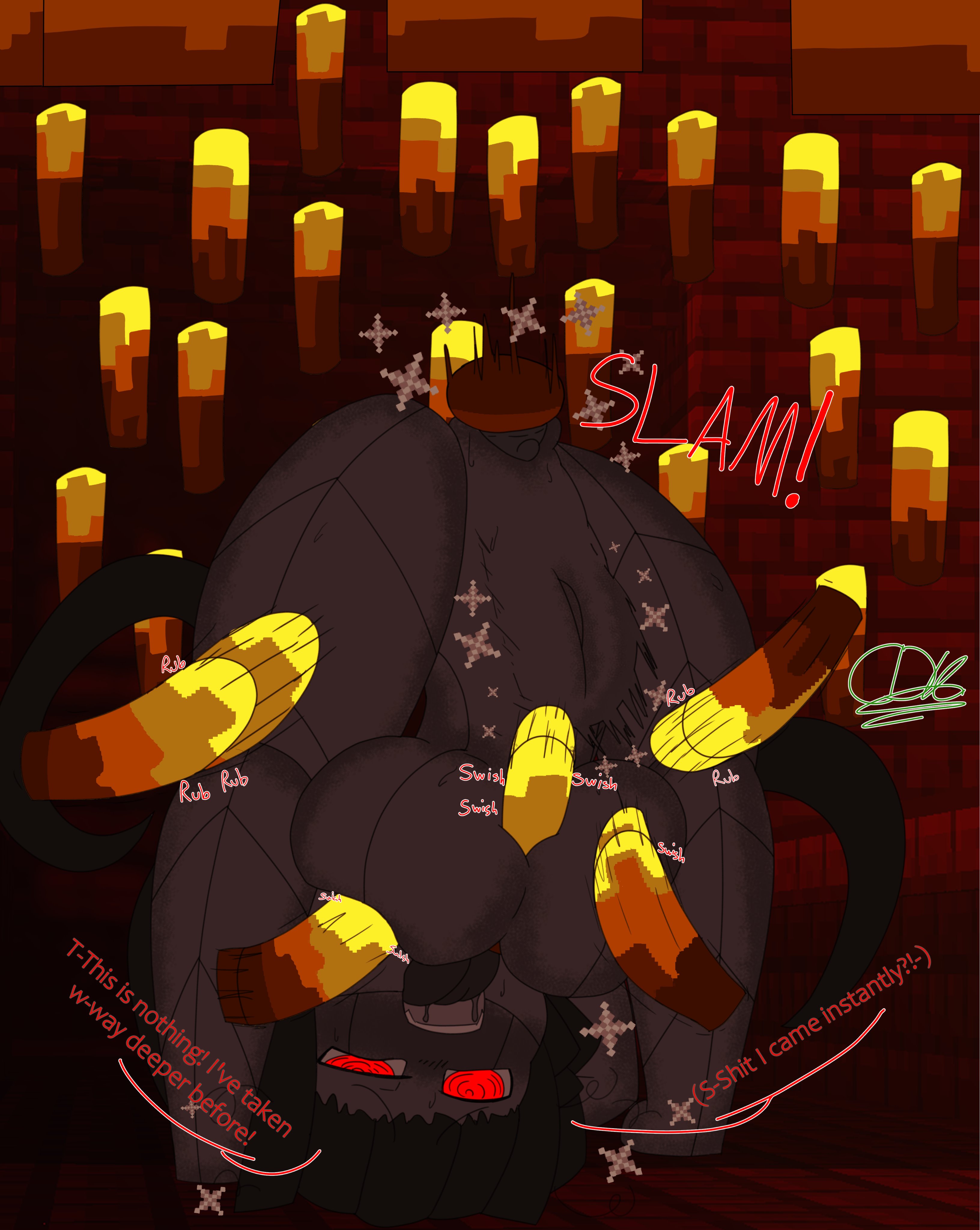 Blaze (Minecraft) Rule 34 Image