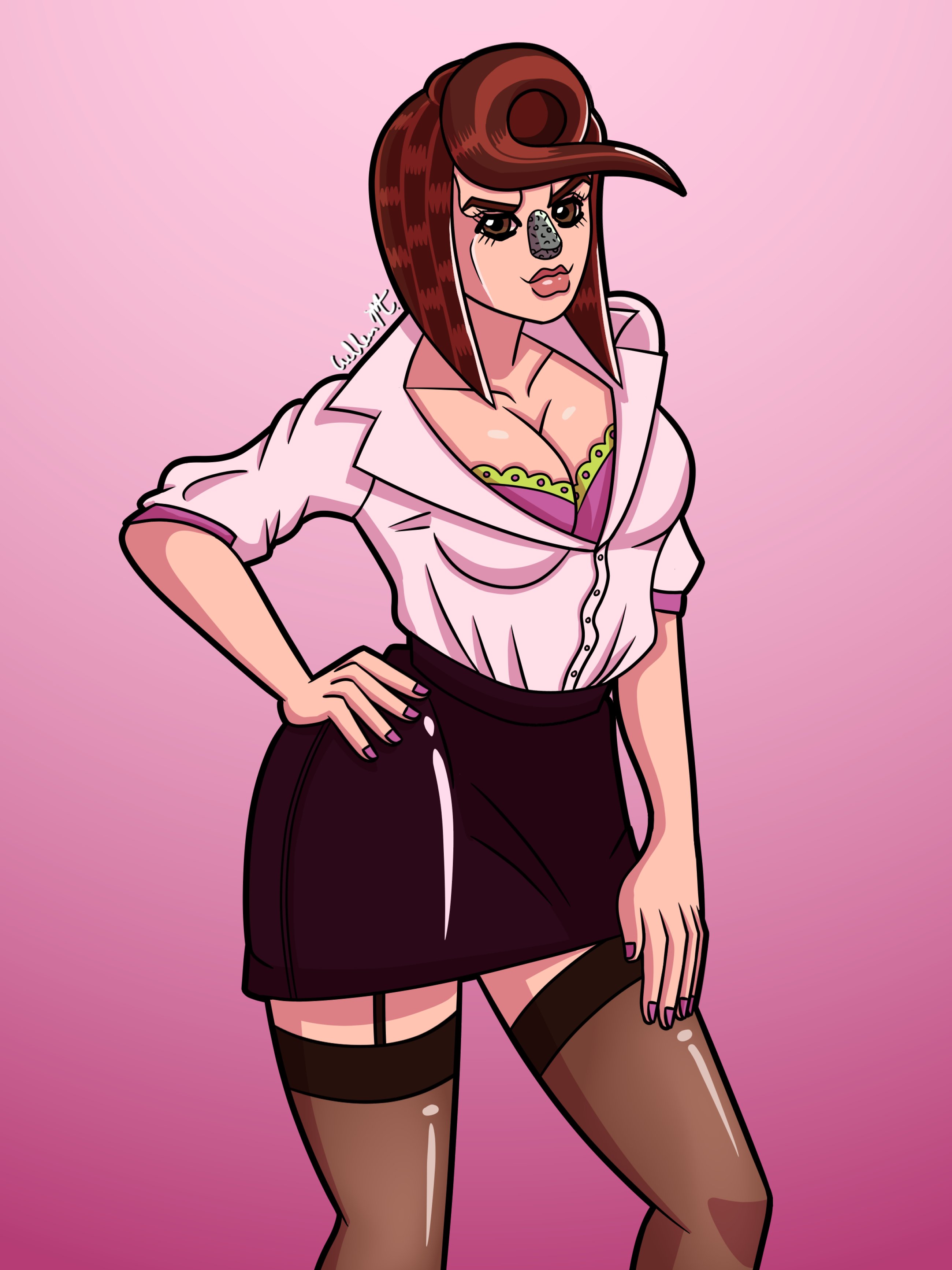 Mitsuba Higashikata (Jojo'S Bizarre Adventure) Rule 34 Image