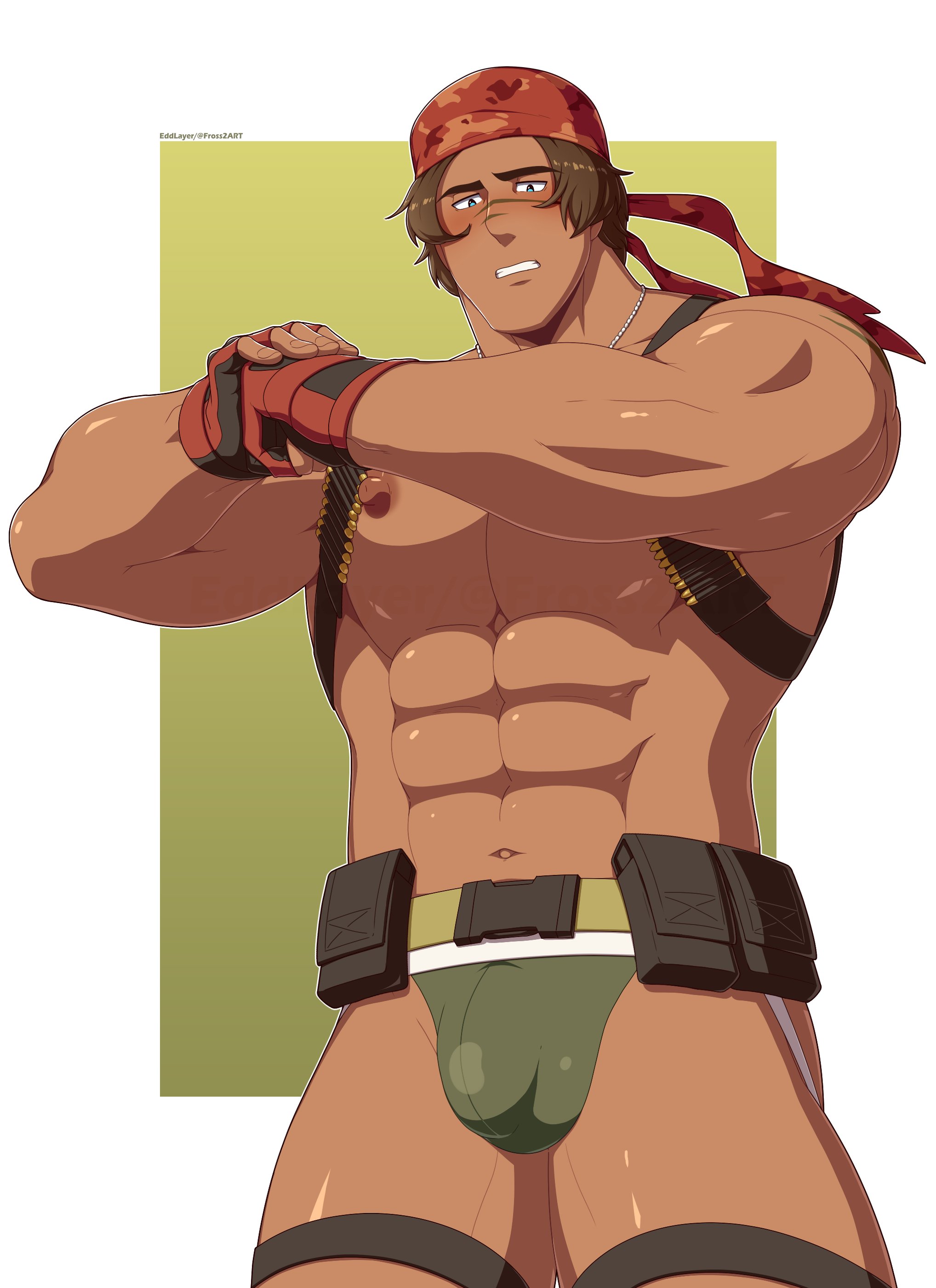 Ralf Jones (Ikari Warriors) Rule 34 Image