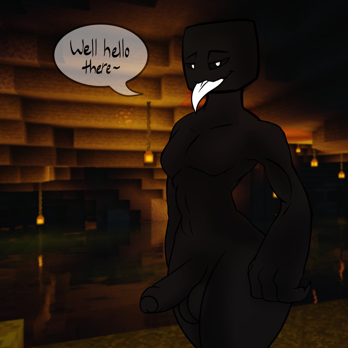 Enderman (Minecraft) Rule 34 Image