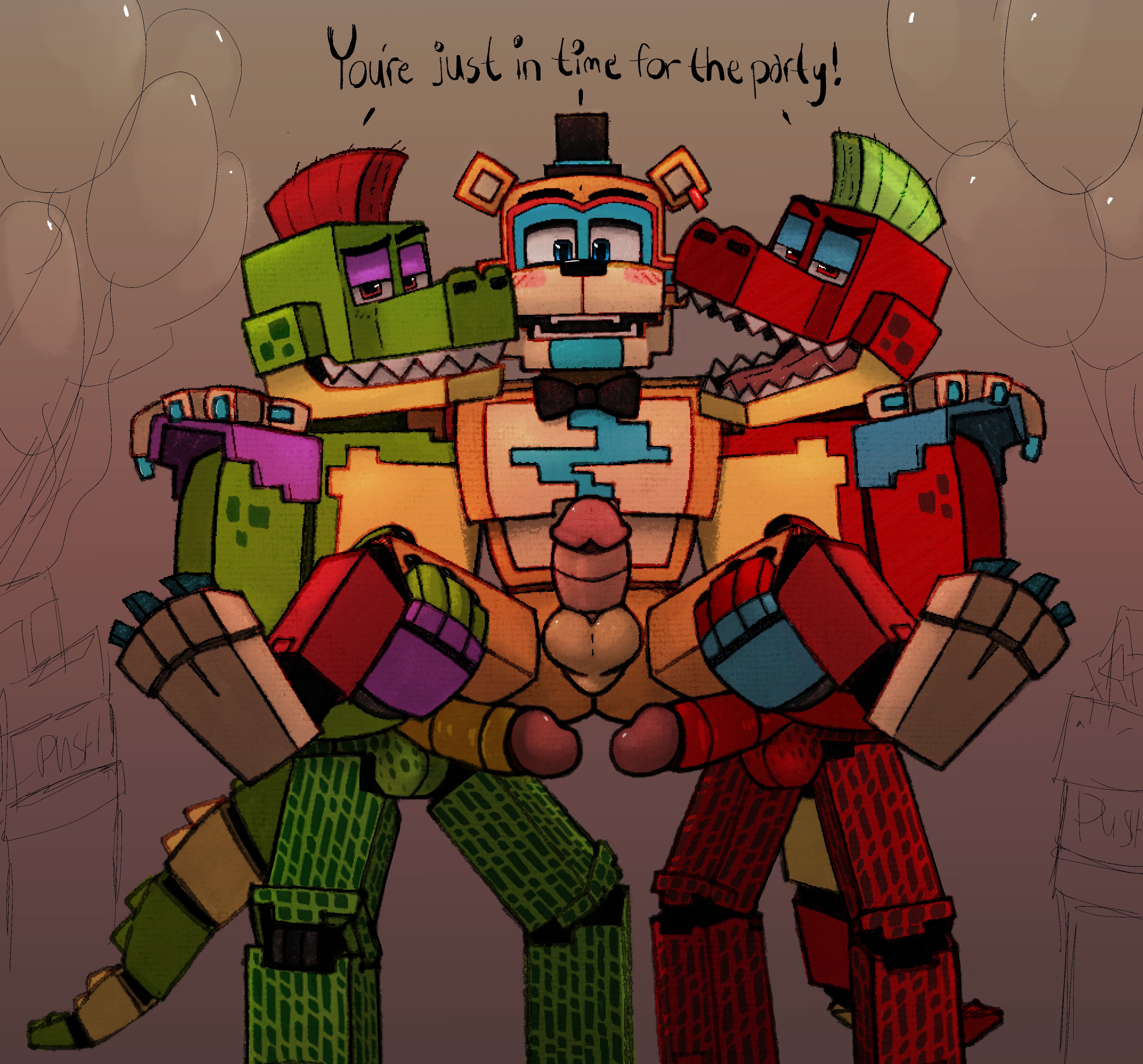Glamrock Freddy (Fnaf) Rule 34 Image
