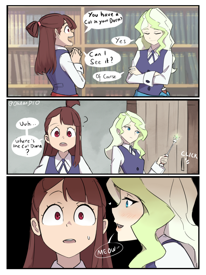 Diana Cavendish (Little Witch Academia) Rule 34 Image