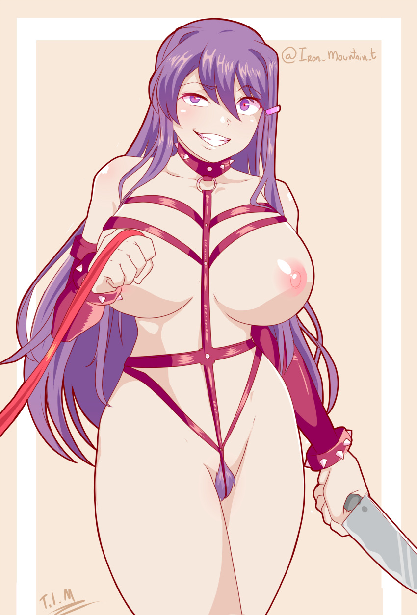 Yuri (Doki Doki Literature Club) Rule 34 Image