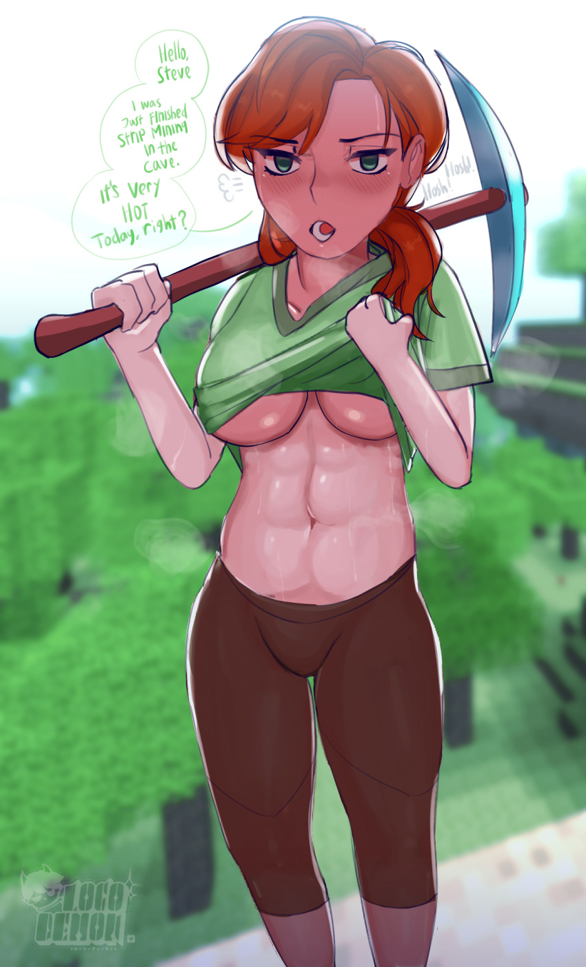 Alex (Minecraft) Rule 34 Image