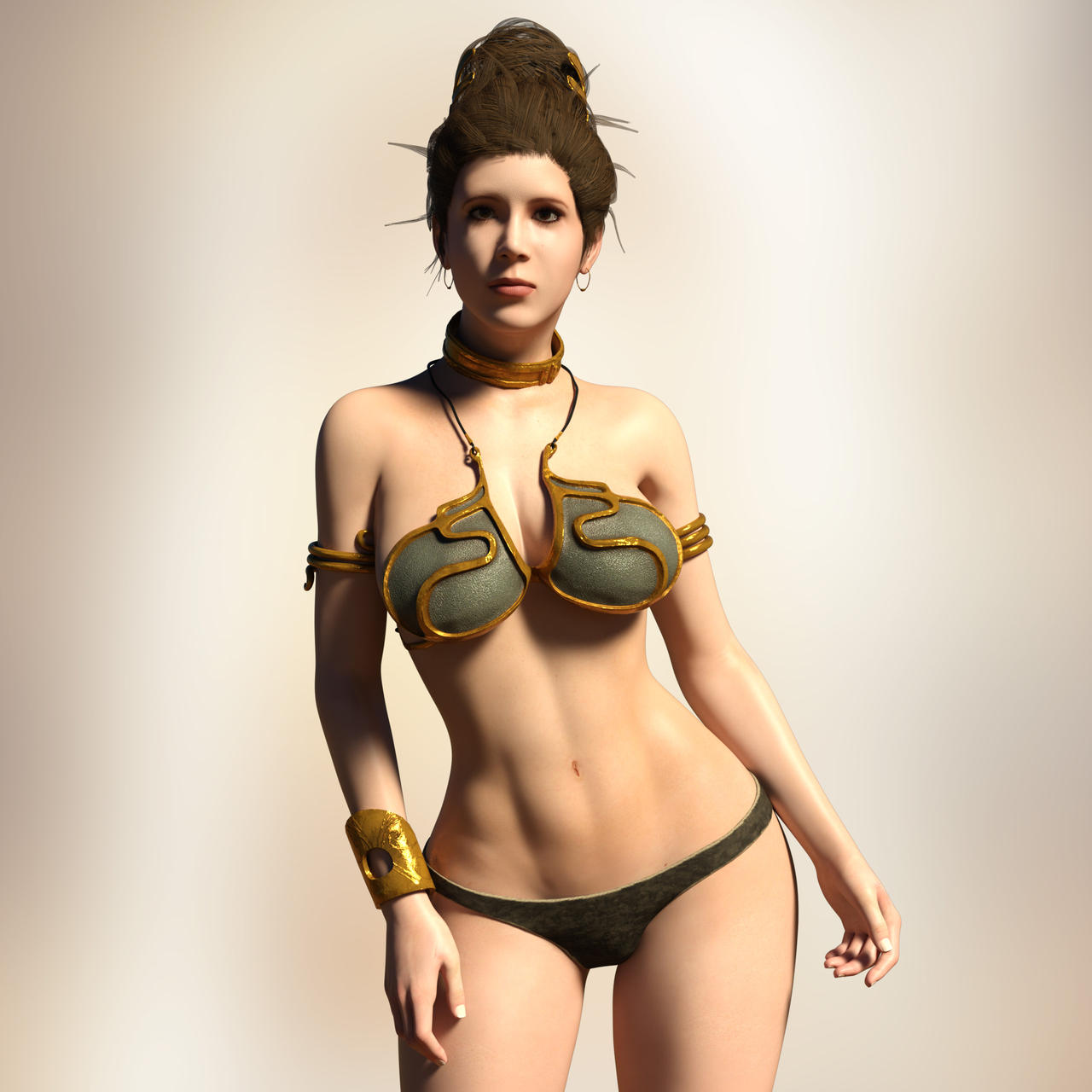 Princess Leia Organa (Return Of The Jedi) Rule 34 Image