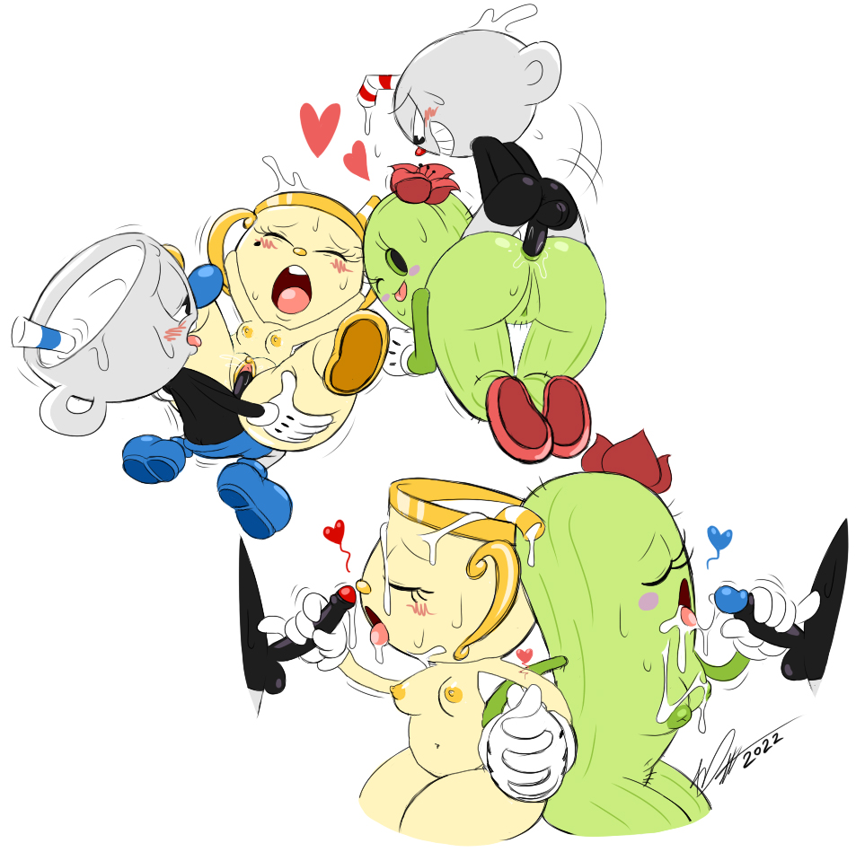 Cuphead (Cactus Girl (Cuphead)) Rule 34 Image