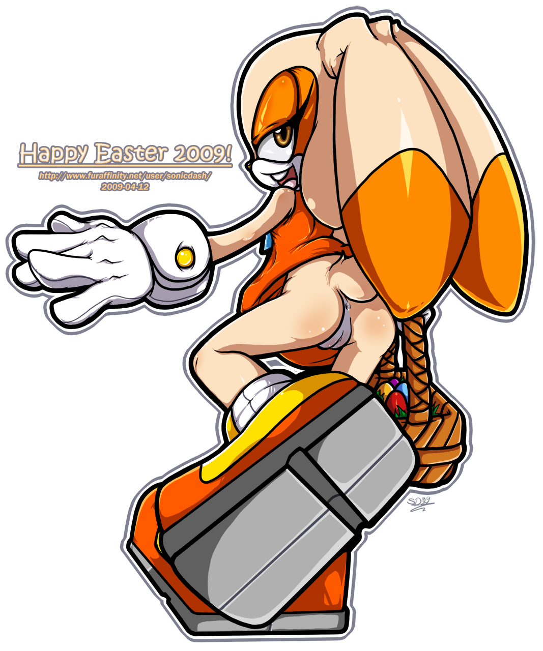 Cream The Rabbit (Easter) Rule 34 Image