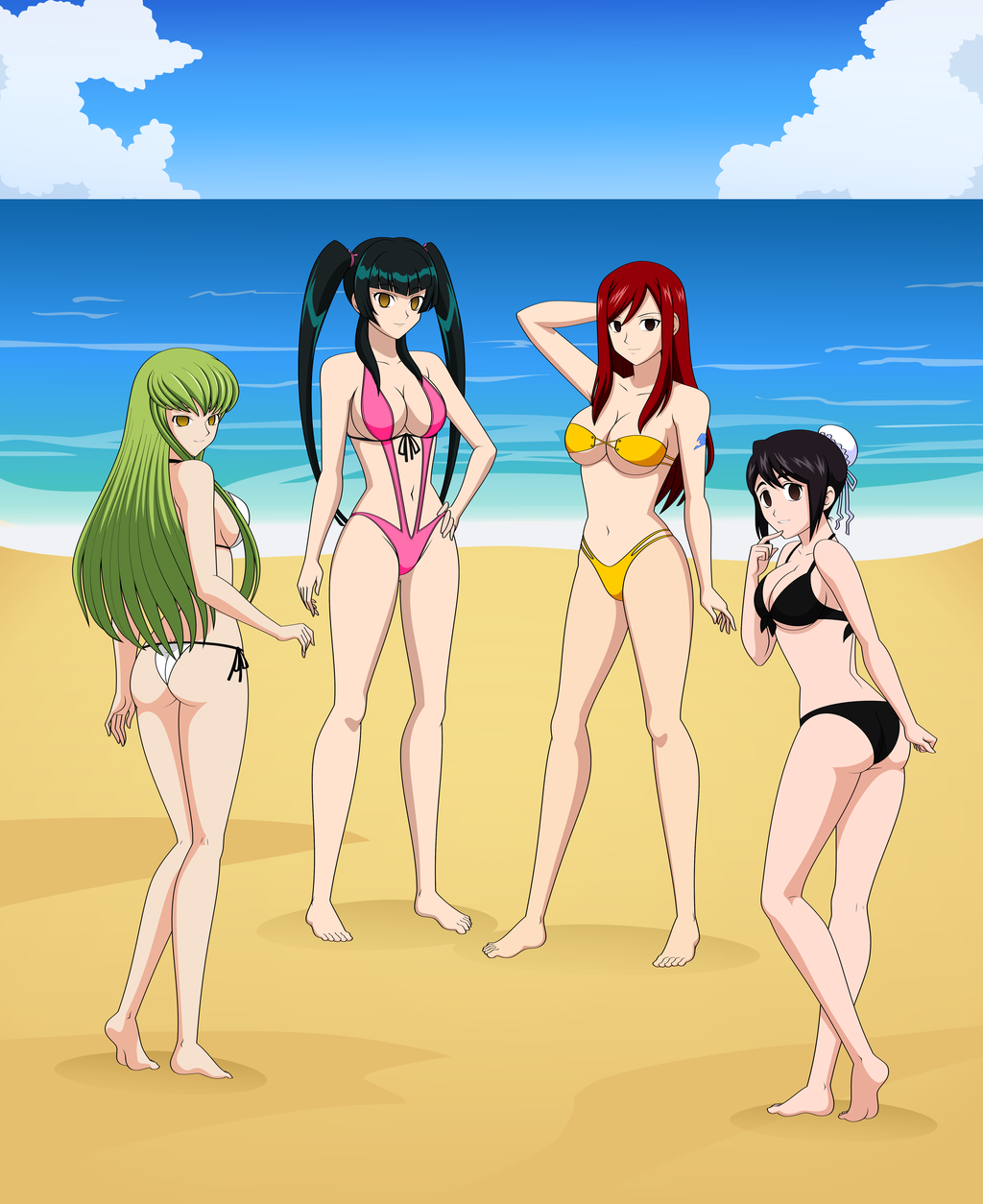C.C. (Bleach) Rule 34 Image