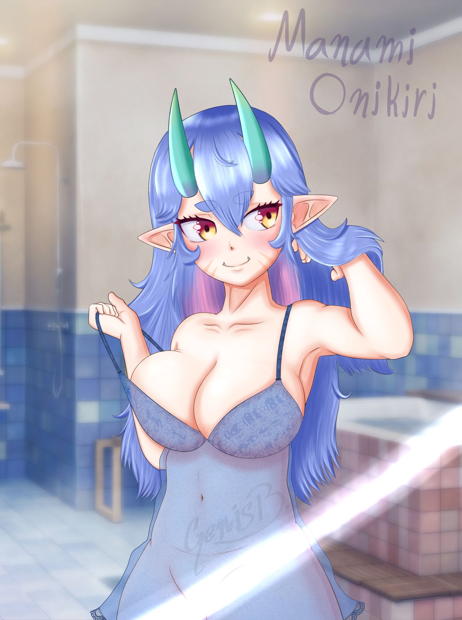 Manami Onikiri (Anime Onegai) Rule 34 Image