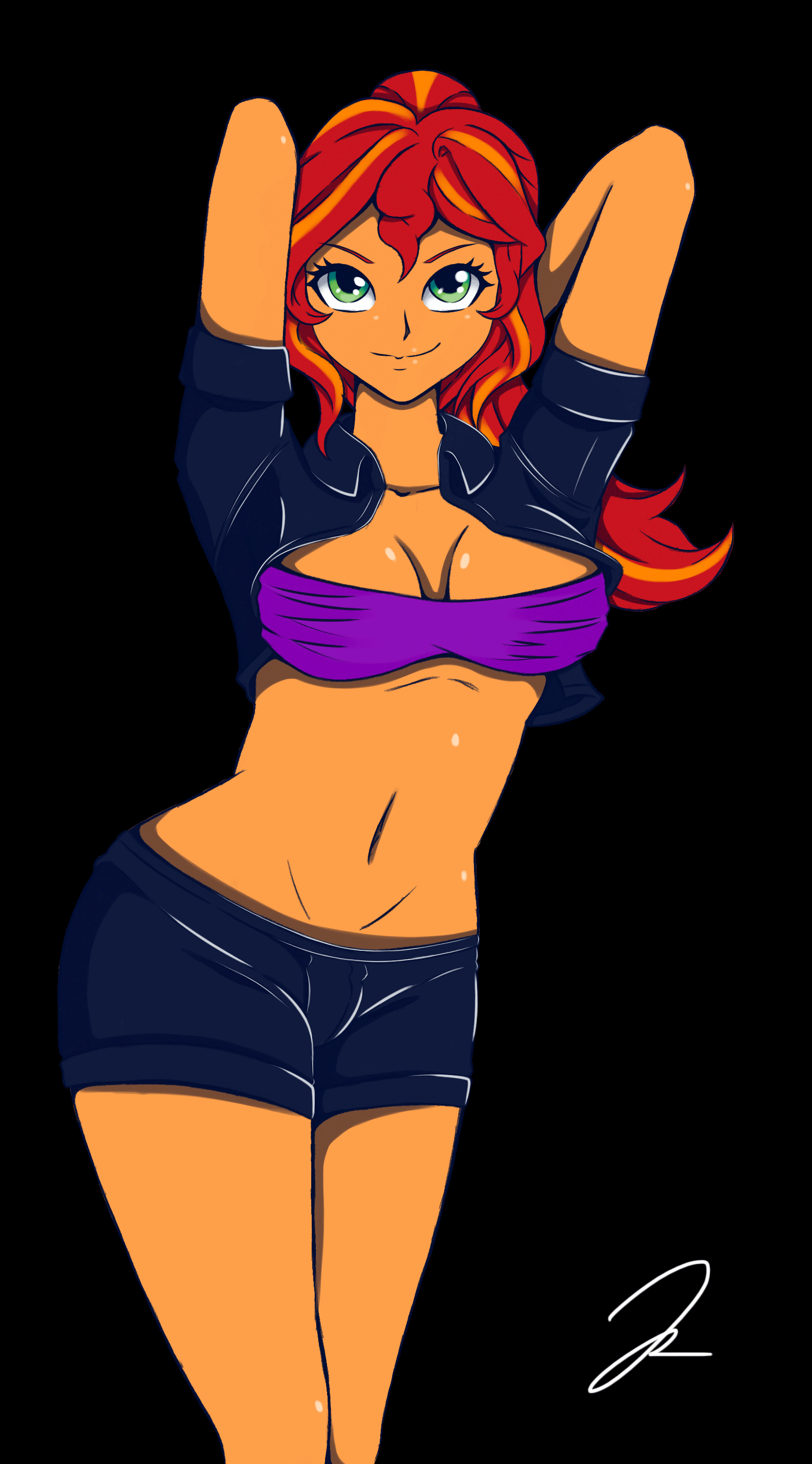 Sunset Shimmer (Equestria Girls) Rule 34 Image