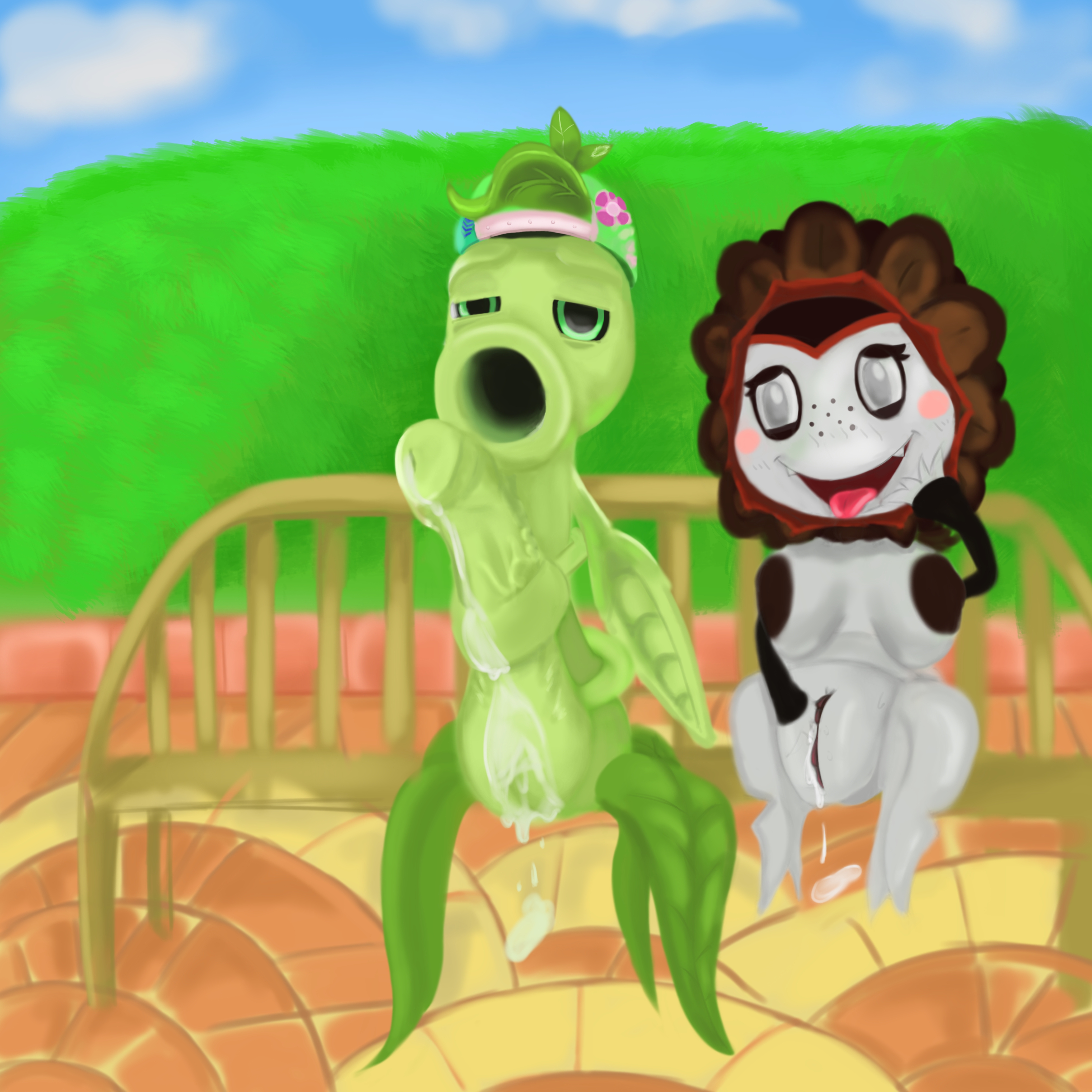 Peashooter (Pvz) Rule 34 Image