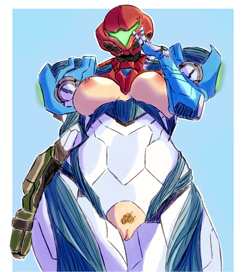 Armored Samus (Metroid) Rule 34 Image