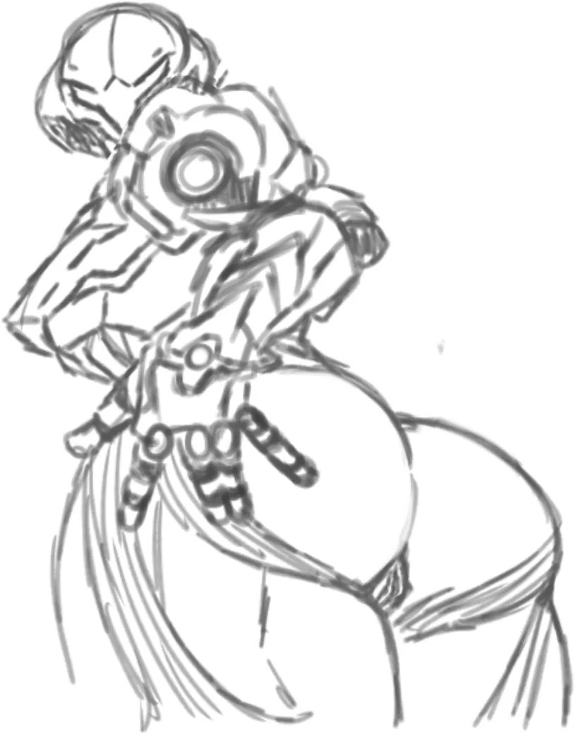 Armored Samus (Metroid) Rule 34 Image