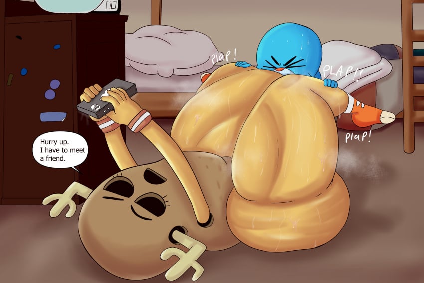 Gumball Watterson (The Amazing World Of Gumball) Rule 34 Image