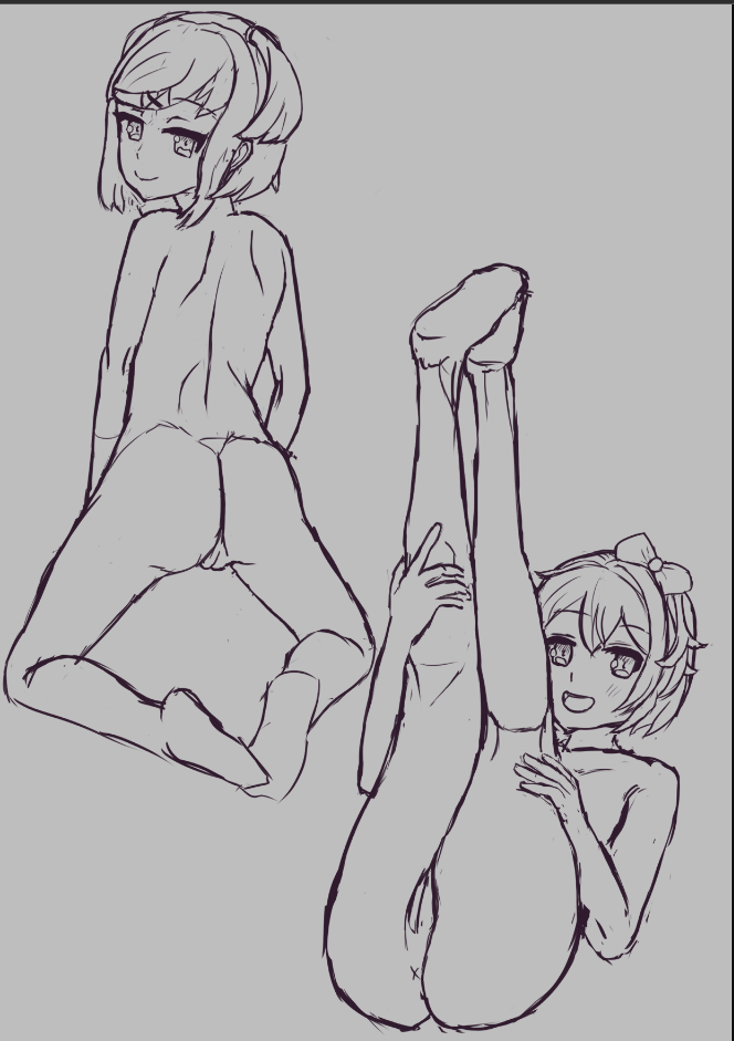 Natsuki (Doki Doki Literature Club) Rule 34 Image