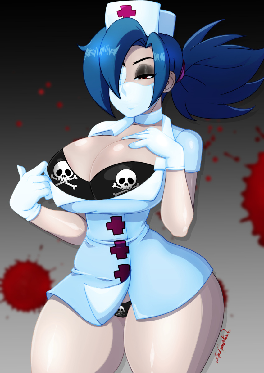 Valentine (Skullgirls) Rule 34 Image
