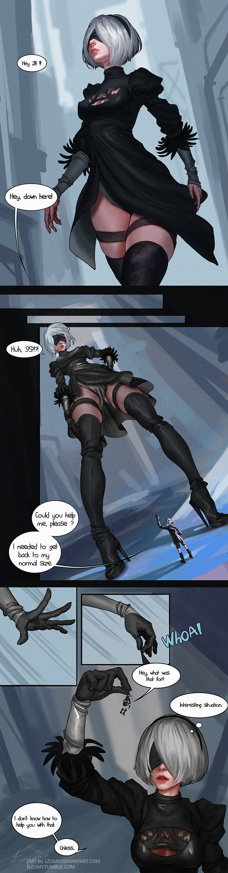 Yorha 2b (Nier) Rule 34 Image
