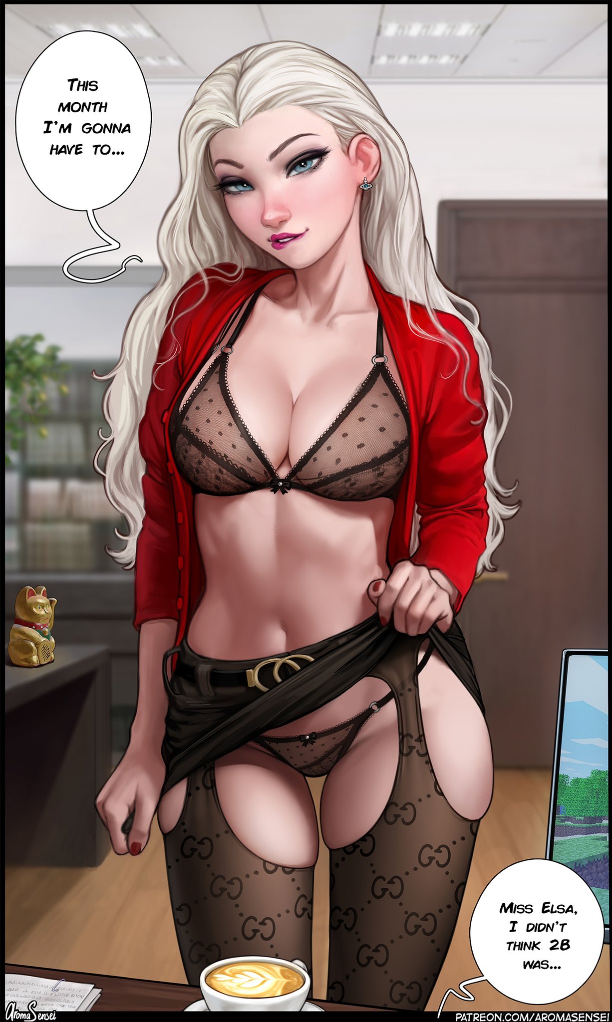 Elsa (Frozen) Rule 34 Image