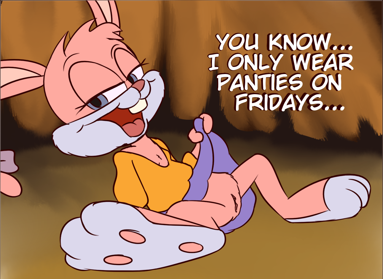 Babs Bunny (Tiny Toon Adventures) Rule 34 Image