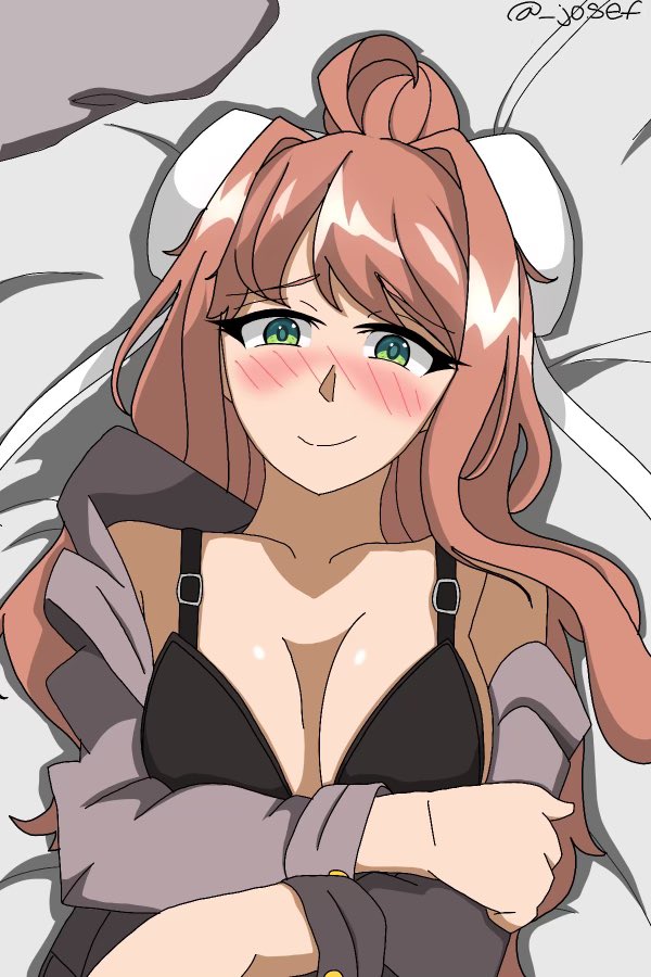 Monika (Doki Doki Literature Club) Rule 34 Image