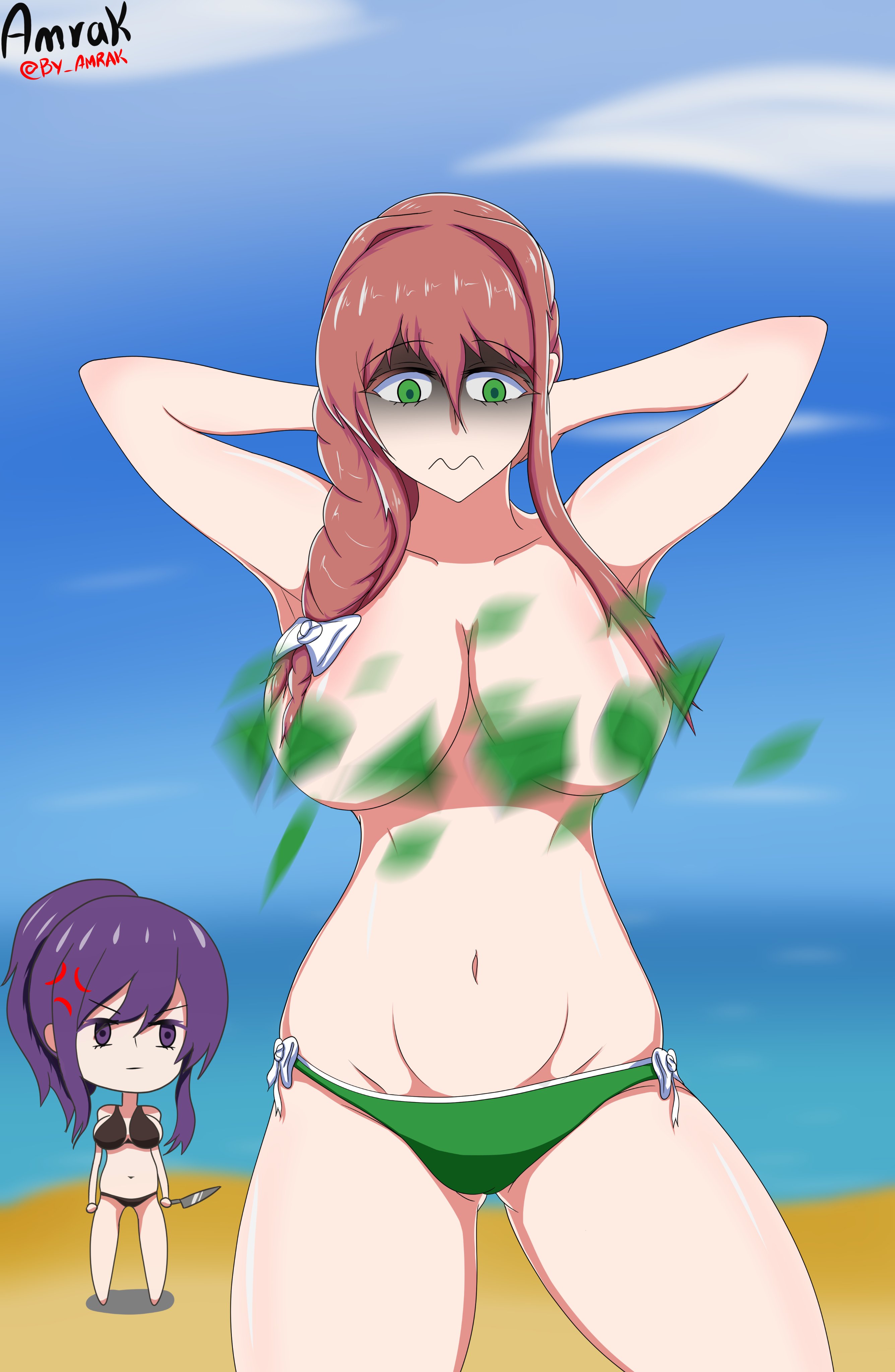 Monika (Doki Doki Literature Club) Rule 34 Image