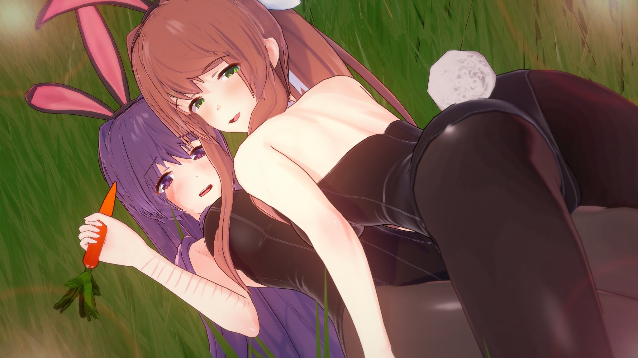 Monika (Doki Doki Literature Club) Rule 34 Image