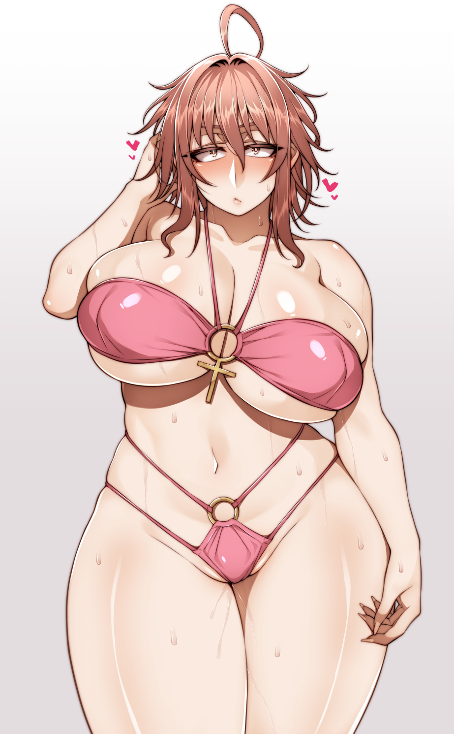 Kanna Busujima (The Creepy Glasses Girl) Rule 34 Image