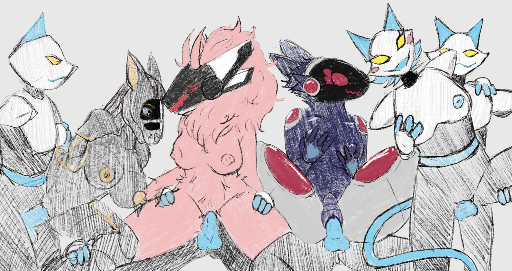 Protogen (Deltarune) Rule 34 Image